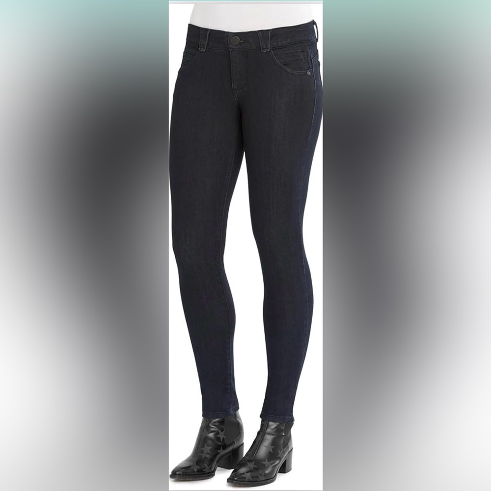 Women's Dark Blue Jeans - flattering tummy control 16
